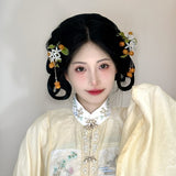 Orange Blossom U-Shaped Hair Stick