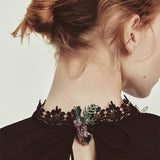 Blooming Meadow Fern Brooch