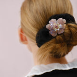 Blossom Glow Rosy Crystal Scrunchie