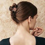 Crystal Garden Rose Clip