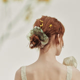 Natures Whisper Leaf Scrunchie