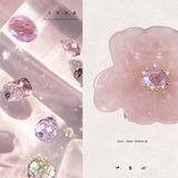 Blossom Glow Rosy Claw Clip