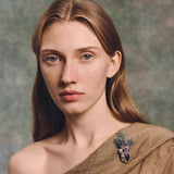 Blooming Meadow Fern Brooch