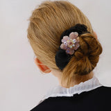 Blossom Glow Rosy Crystal Scrunchie
