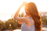 Morning Glow Hair Moments: A Sunlit Change with Butterfly Clips
