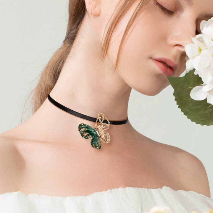 Dream Butterfly Choker Necklace