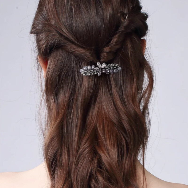 Rhinestone Secret Blossom Hair Pin