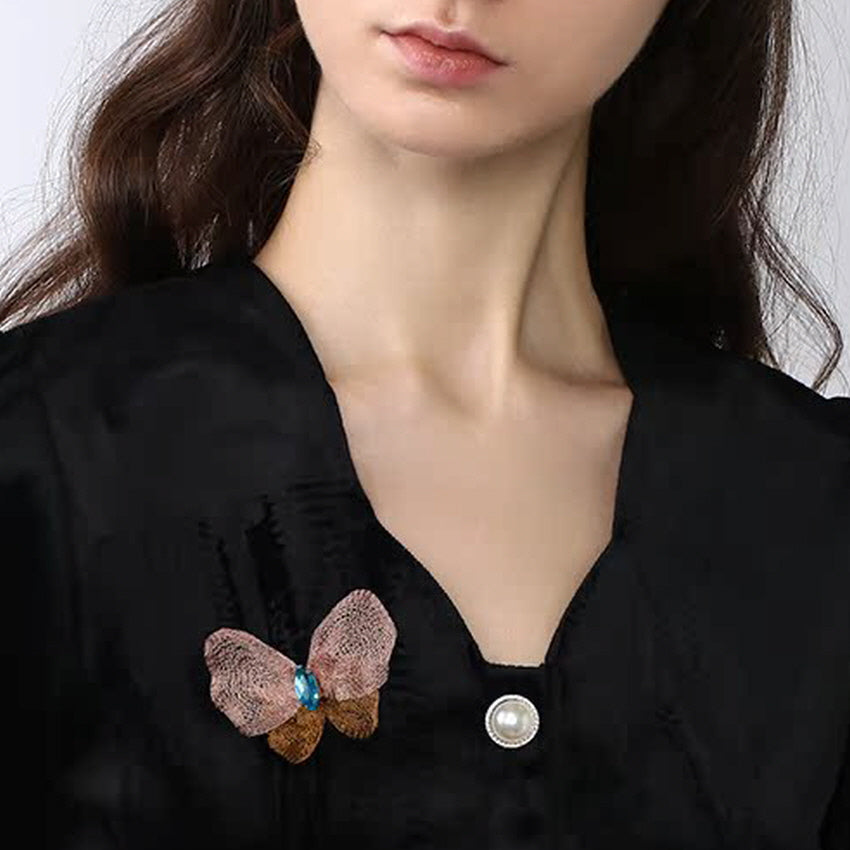 Iris Butterfly Brooch