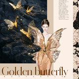 Gold Aurora Butterfly Headband