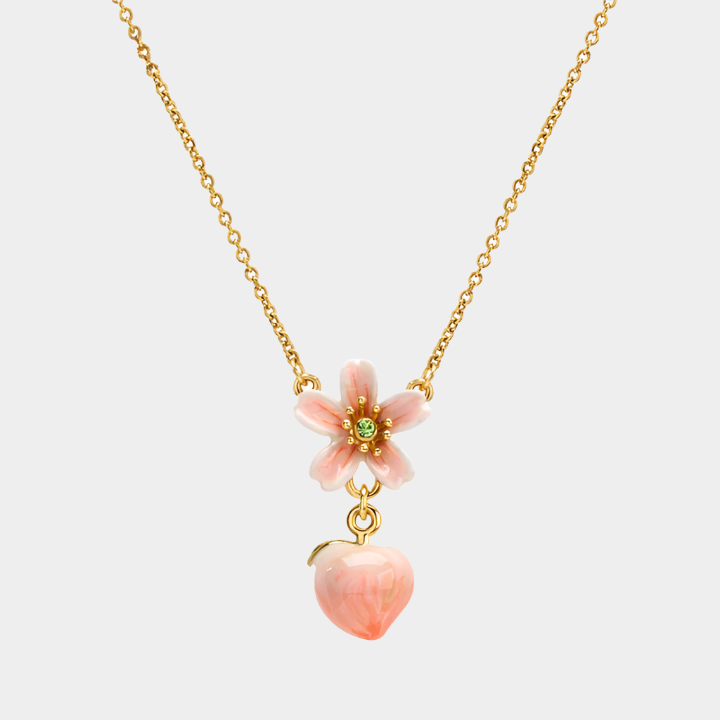 Peach Blossom Necklace