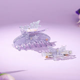 Graceful Purple Butterfly Hair Pin