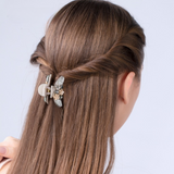 Rhinestone Flower Hair Clip