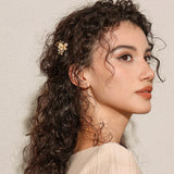 Petal Pearl Blossom Claw Clip