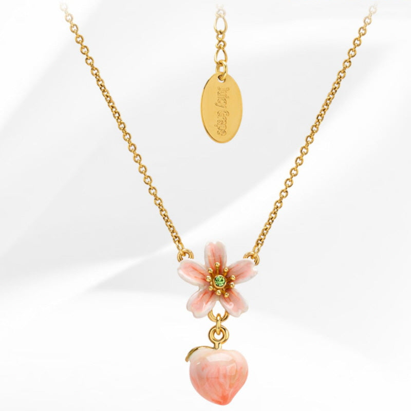 Peach Blossom Necklace