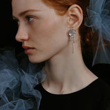 Winter Rose Pearl Éclat Earrings