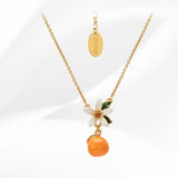 Sweet Orange Blossom Necklace