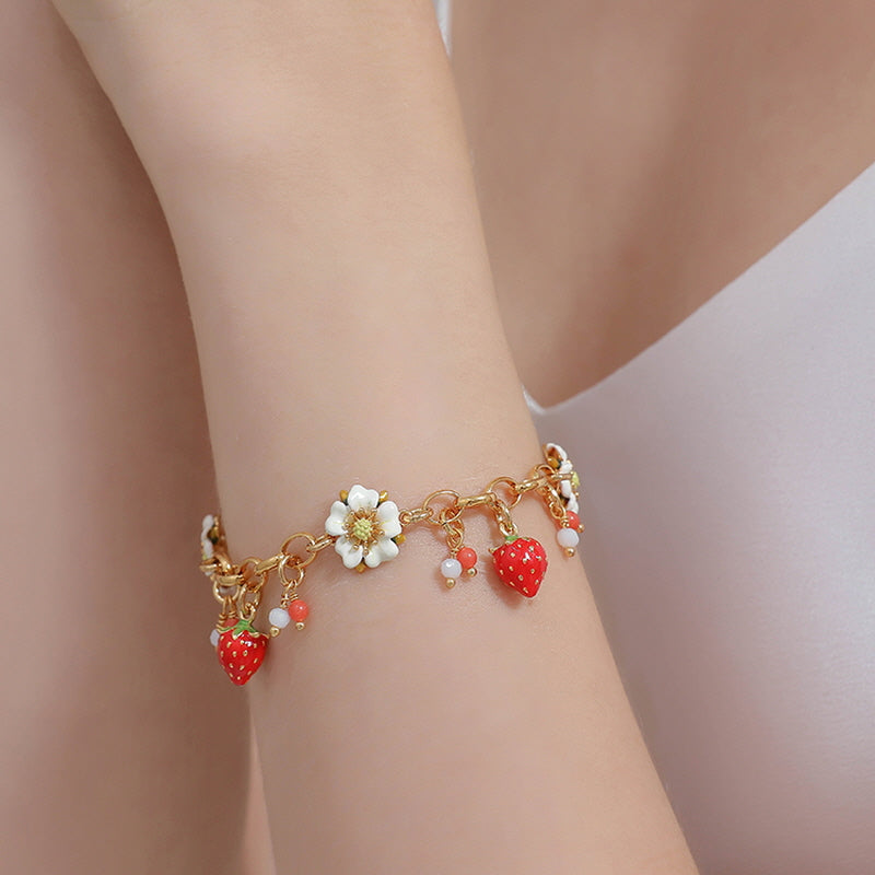 Strawberry Garden Bracelet