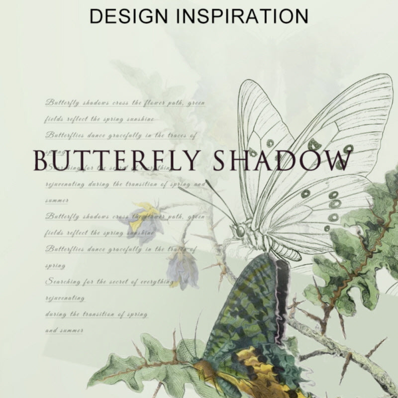 Emerald Garden Butterfly Earrings