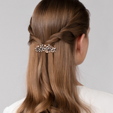 Rhinestone & Pearl Flower Hair Pin