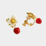 Apple Flower Earrings