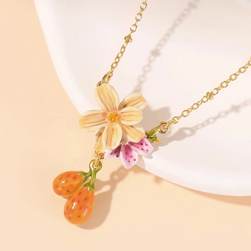 Valencia Orange Necklace