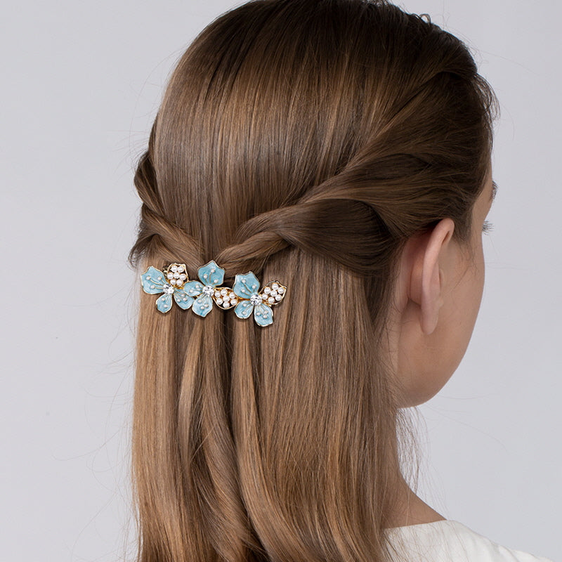 Flower & Pearl Straight Hair Pin