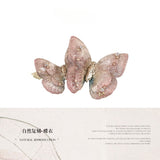 Pink Serenity Butterfly Barrette