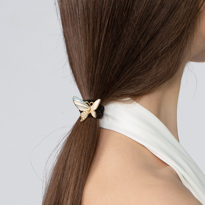 Delicate Butterfly Loop Hair Tie