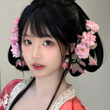 Cherry Pink Blossom U-Shaped Hair Stick
