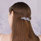 Amethyst Iris Hair Pin