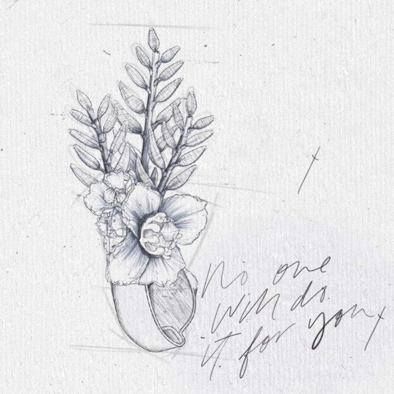 Blooming Meadow Fern Brooch