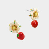 Apple Flower Earrings