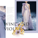 Whispering Violet Hair Clip