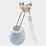 Mystical Korean Flower U-Shaped Hair Stick