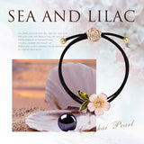 Lilac Flower Hair Tie