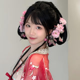 Cherry Pink Blossom U-Shaped Hair Stick