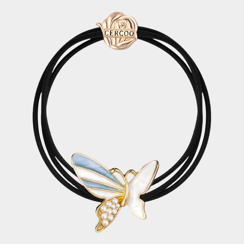 Delicate Butterfly Loop Hair Tie