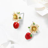 Apple Flower Earrings