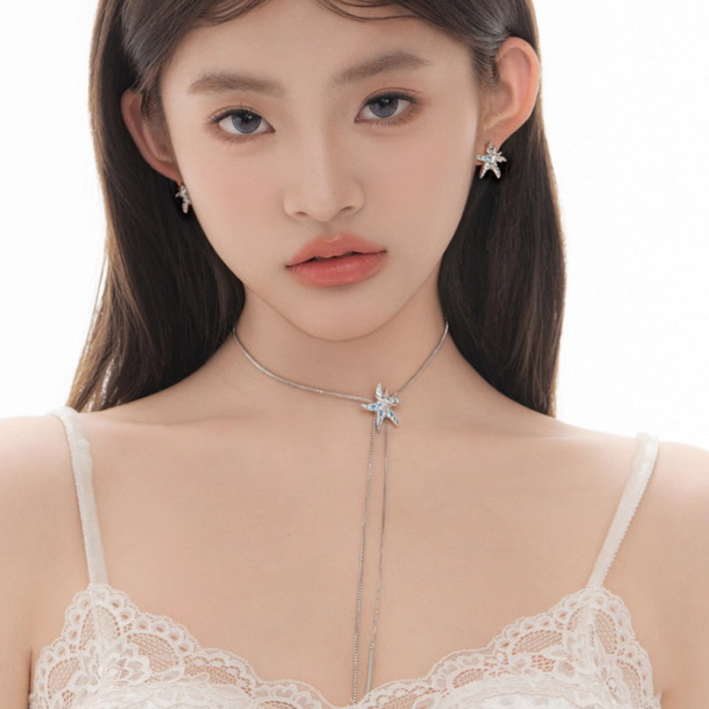 Blue Star Tide Necklace