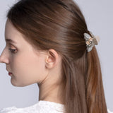 Rhinestone Flower Hair Clip