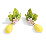 Lemon Flower Earrings