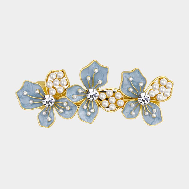 Flower & Pearl Straight Hair Pin