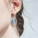 Blue Current Earrings