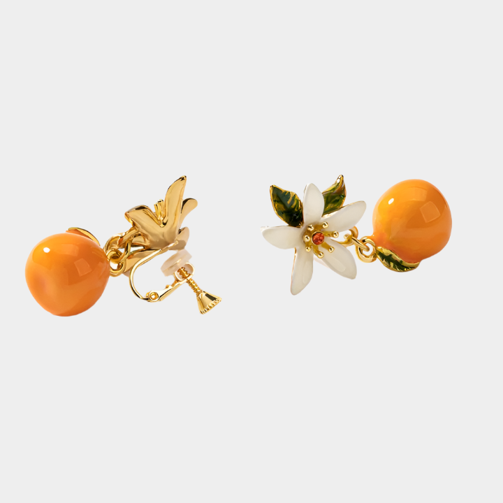 Orange Blossom Earrings