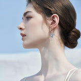 Blue Current Earrings
