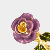 Purple Rose Straight Hair Pin