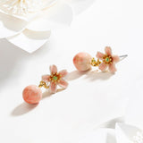 Peach Blossom Earrings