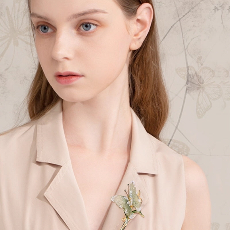 Glistening Garden Brooch