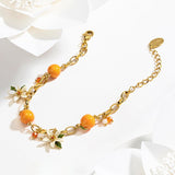 Citrus Gardenia Blossom Bracelet