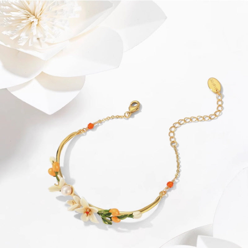 Sweet Tangerine Glow Bracelet